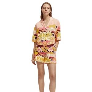 Scotch & Soda SET- Camp Shirt and Short Set